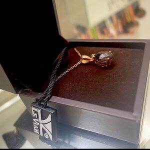 Le Vian Necklace. Adjustable chain. Never worn. Rose gold